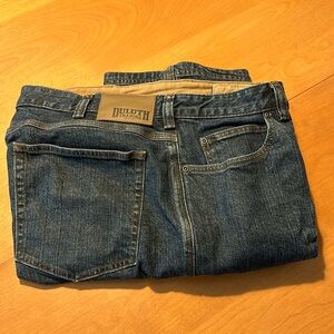 Duluth Trading Company “Flex Ballroom Jeans” 37x32. Gently worn.